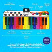 Rainbow Colours Giant 6F Piano Mat